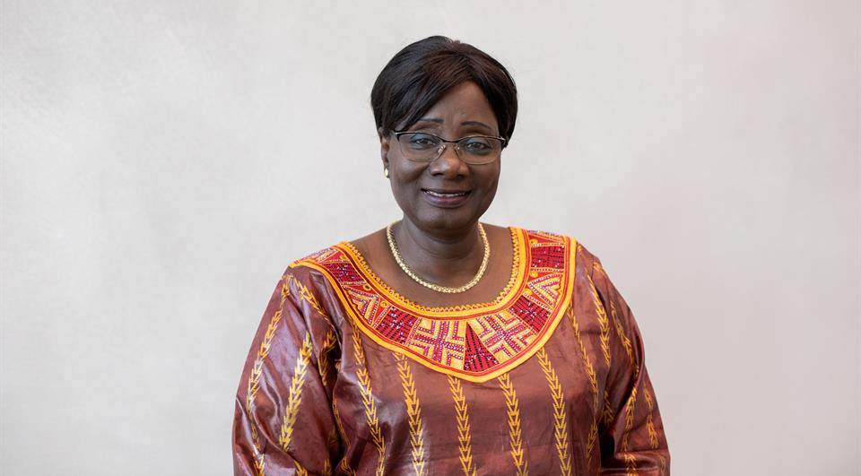 Photo: Mama Koité Doumbia, newly elected Chair of the Board of Directors of the Trust Fund for Victims at the International Criminal Court until the end of the mandate period, December 2021