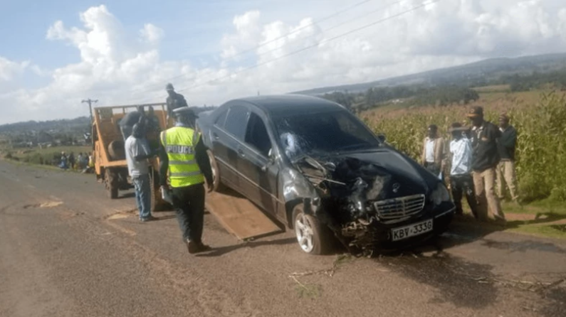 Vocal Kuresoi North MP and National Assembly Deputy Speaker Moses Cheboi involved in accident.