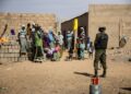 AFP | A soldier patrols a district in Dori, in northern Burkina Faso, that has been earmarked for people displaced by jihadist attacks