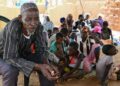 AFP | Belem Boureima, a 74-year-old farmer, and his family. They are among more than a million people who have fled their homes since Burkina Faso's jihadist insurgency began in 2015