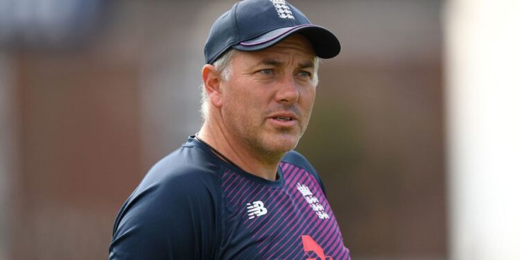 England Cricket Coach Chris Silverwood | AFP