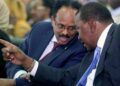 Somalia’s president Mohamed Abdullahi Farmaajo (L) listens to Kenya’s President Uhuru Kenyatta | Photo Courtesy