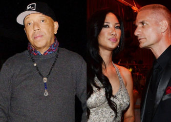 Russell Simmons, ex-wife Kimore Lee and now husband Tim Leissner | Getty Images