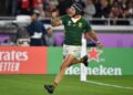 Cheslin Kolbe scored three tries at the 2019 Rugby World Cup | AFP