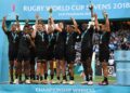 New Zealand won the men's and women's events at the last Sevens Rugby World Cup in San Francisco in 2018 | AFP