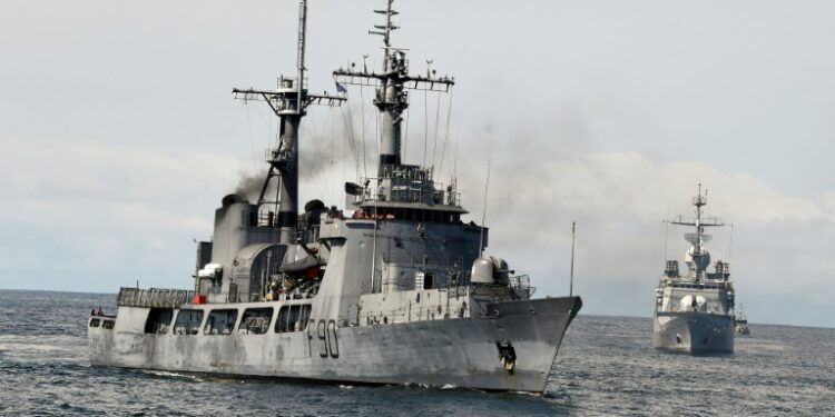 Nigeria's navy cooperates with several Western allies in the region | AFP