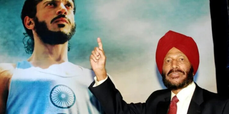 Milkha Singh, seen at the premiere of "Bhaag Milkha Bhaag," the Bollywood film detailing his life story in 2013, has passed away aged 91