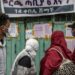 Preliminary results are being posted outside polling stations in Addis Ababa, drawing crowds | AFP