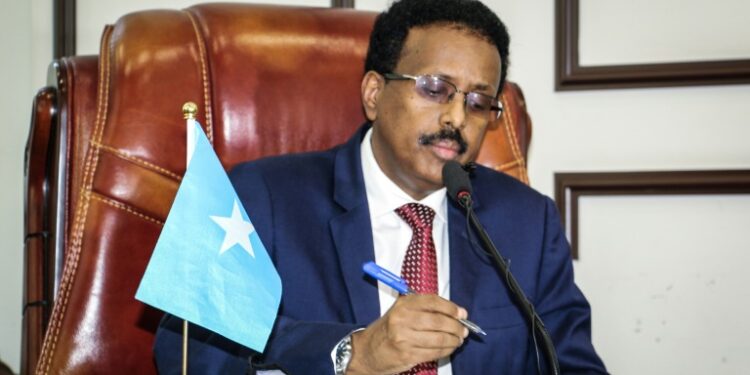 Somalia's president, Mohamed Abdullahi Mohamed, commonly known by his nickname of Farmajo | AFP