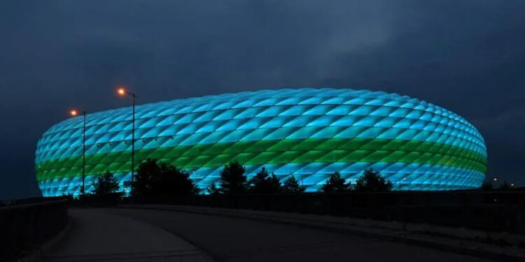 ayern Munich's home games have mainly been played behind closed doors at the Allianz Arena since March 2020 | AFP