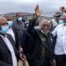Among friends: Zuma, speaking to supporters who gathered on Sunday outside his rural home in southeastern Kwa-Zulu Natal province | AFP