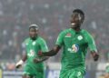 Congolese Ben Malango (R) has scored five goals for Moroccan club Raja Casablanca in the CAF Confederation Cup this season | AFP