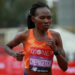 Kenya's Ruth Chepngetich won in her US debut on Sunday at the Chicago Marathon | AFP