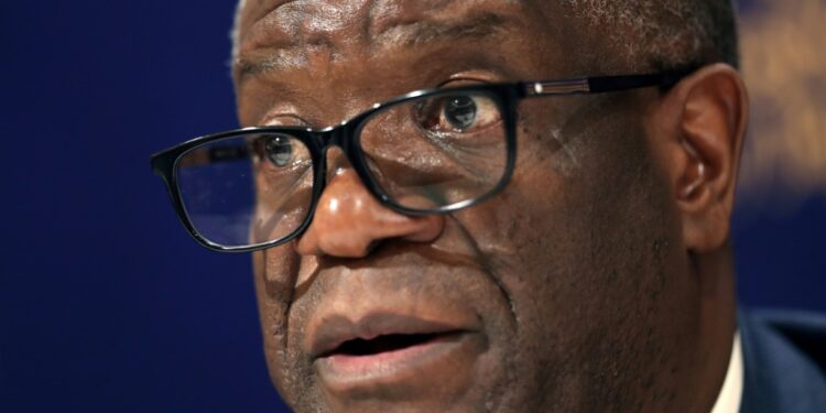 Campaigner: Nobel laureate Denis Mukwege | AFP