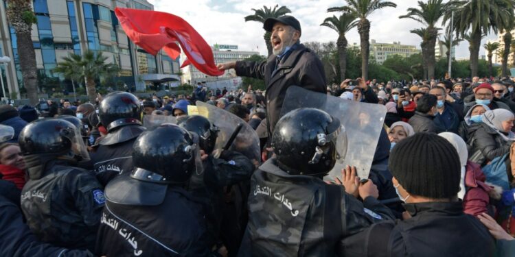 Since dictator Zine El Abidine Ben Ali was toppled by mass protests in 2011, Tunisia's troubled democratic transition has failed to revive the economy | AFP