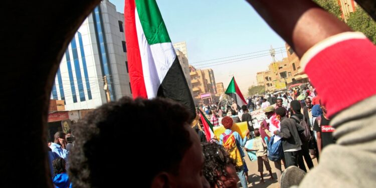 Sudanese rally against last year's military coup and Sudanese rally against last year's military coup and demand civilian rule in Khartoum braving tear gas from security forces | AFP