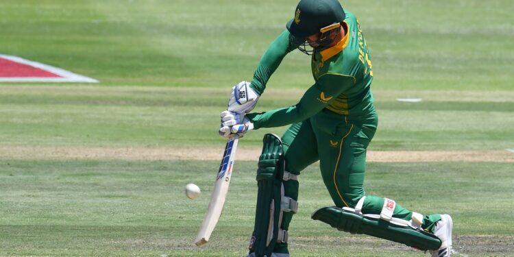 Quinton de Kock made 124 for South Africa as the Proteas completed a 3-0 sweep in the ODI series against India | AFP