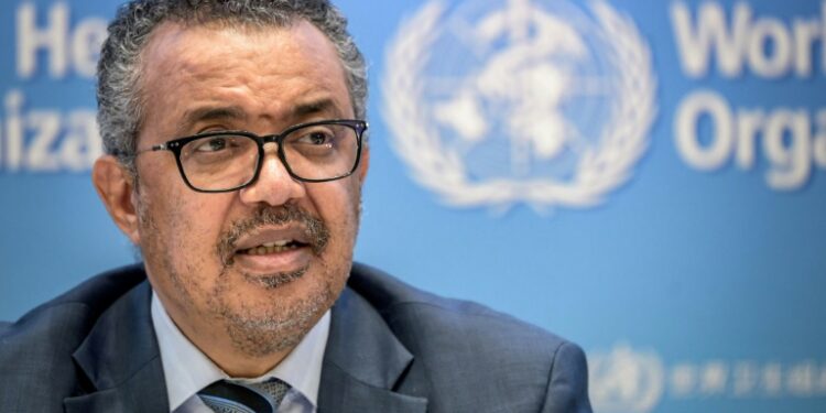 World Health Organization (WHO) Director-General Tedros Adhanom Ghebreyesus has no rival for the job | AFP