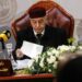 Aguila Saleh, pictured chairing a House of Representatives session on December 7, 2020, is a rival of interim Prime Minister Abdulhamid Dbeibah | AFP
