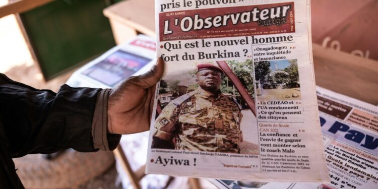 'Who is Burkina's new strongman?' asks the headline of this newspaper | AFP