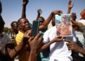 Several hundred demonstrators gathered in Ouagadougou on Tuesday to show support for the junta and its leader, Lieutenant-Colonel Paul-Henri Sandaogo Damiba | AFP