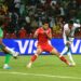 Dango Ouattara (R) scores for Burkina Faso in an Africa Cup of Nations quarter-final against Tunisia in Garoua on Saturday | AFP