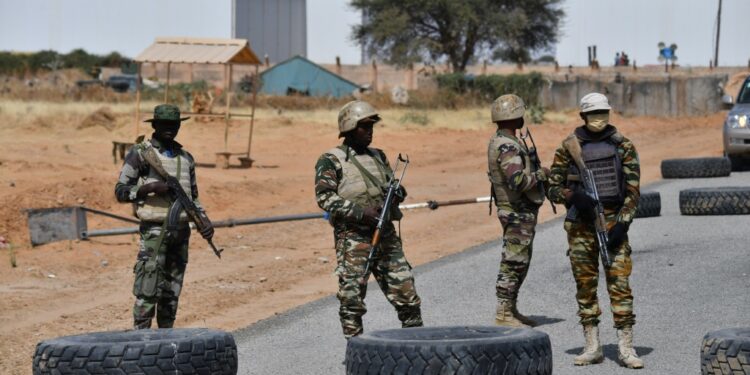 Nigerien soldiers at Diffa airport near the Nigerian border in December 2020 | AFP