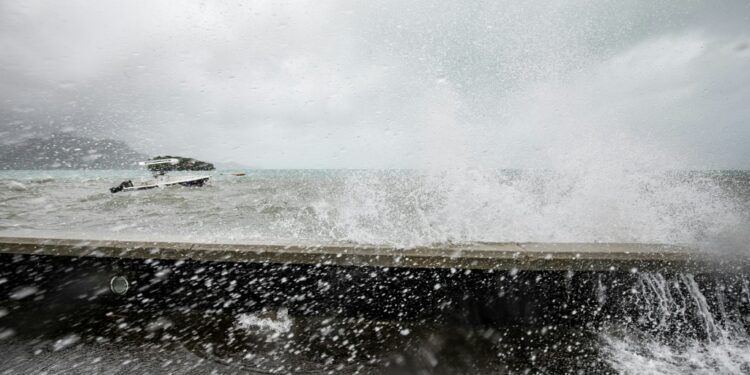 Tropical cyclone Batsirai passed within about 130 kilometers of the holiday paradise | AFP