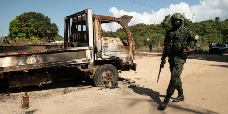 Rwandan soldiers, armed with rocket-propelled grenades, still patrol the once-deserted streets of Palma in Mozambique | AFP