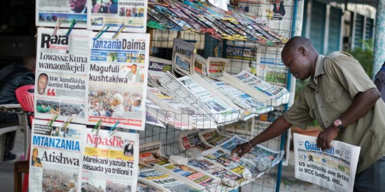 During former President John Magufuli's rule, the increasingly autocratic ruler had cracked down on the media and free speech | AFP