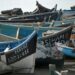 African migrants try to reach Spain's Canary Islands aboard open canoes known as pirogues. Pictured: a 'boat graveyard' at Arinaga on Gran Canaria island | AFP
