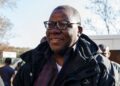 A leading opposition political in Zimbabwe Tendai Biti (pictured here in 2018) was detained by police in Harare on Monday | AFP