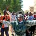 Sudanese protesters call for civilian rule and denounce the military in the capital Khartoum's twin city of Omdurman on Monday | AFP