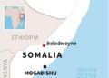 Map of Somalia locating Beledweyne | AFP