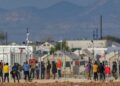 Migrants at the Pournara camp on the outskirts of the Cypriot capital Nicosia | AFP