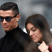 Cristiano Ronaldo (left) and his partner Georgina Rodriguez (right) announced the death of their baby son on Monday | AFP/OSCAR DEL POZO
