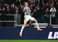 Juventus' Italian forward Federico Bernardeschi scored the opening goal against his former club Fiorentina in the Italian Cup semi-final, second leg in Turin | AFP/Marco BERTORELLO