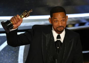 Will Smith remained at the Oscars after hitting Chris Rock, and was given the best actor award half an hour later |  AFP/Robyn Beck
