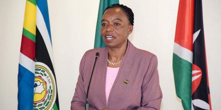 Energy Cabinet Secretary Monica Juma.