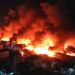 The mayor of Hargeisa said efforts to contain the blaze were hampered by problems of access in the market | AFP