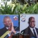 Posters of Vital Kamerhe, left, and Felix Tshisekedi during the 2018 presidential election campaign | AFP