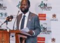 Kisumu Governor Prof Anyang Nyong'o during the launch of the Afrocities pre-activities
