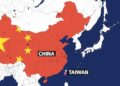 China Taiwan Map