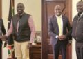 Independent Gatundu North Member of Parliament- Elect Njoroge Kururia meeting with Deputy President William Ruto and MP Rigathi Gachagua on August 16, 2022.Photo/Courtesy