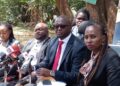 LSK president Erick Theuri during the press conference in Nairobi