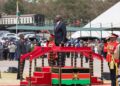 President William Ruto at the 59th Mashujaa Day celebrations, Uhuru Gardens, Nairobi County.Opposition leaders skipped the event.Photo/State House Kenya