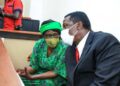 Sirisia MP John Waluke and his business associate Grace Wakhungu. The two were sentenced to 67 and 69 years in prison respectively.
Photo: NMG