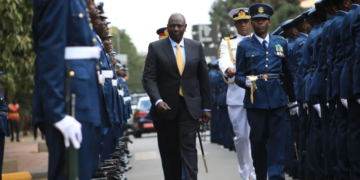 President William Ruto inspects a guard of honour in Nairobi, Kenya in September 2022. Simon Maina | AFP via Getty Images