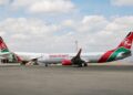 Thousands of passengers have been stranded as KQ works towards finding alternatives for them.Photo/Kenya Airways