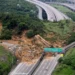 A 2010 landslide in Taiwan, where researchers gathered their data. Photograph: National Airborne Service Corps/AP